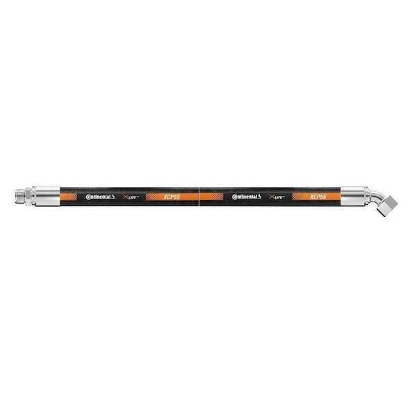 Continental Hydraulic Hose Assembly - 3/8" ID 120" Length - 3/8" MJ x 3/8" FFX45 - 5100 psi XCP5S-06,06MJ-06FFX45,120 IN OAL - main